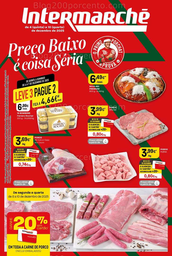 Antevisão Folheto INTERMARCHÉ Contact Promoções de 4 a 10 dezembro