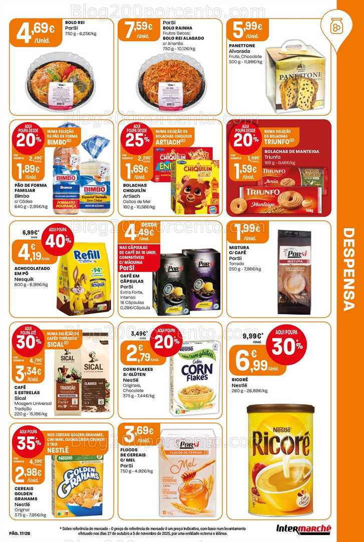 Antevisão Folheto INTERMARCHÉ Contact Promoções de 4 a 10 dezembro