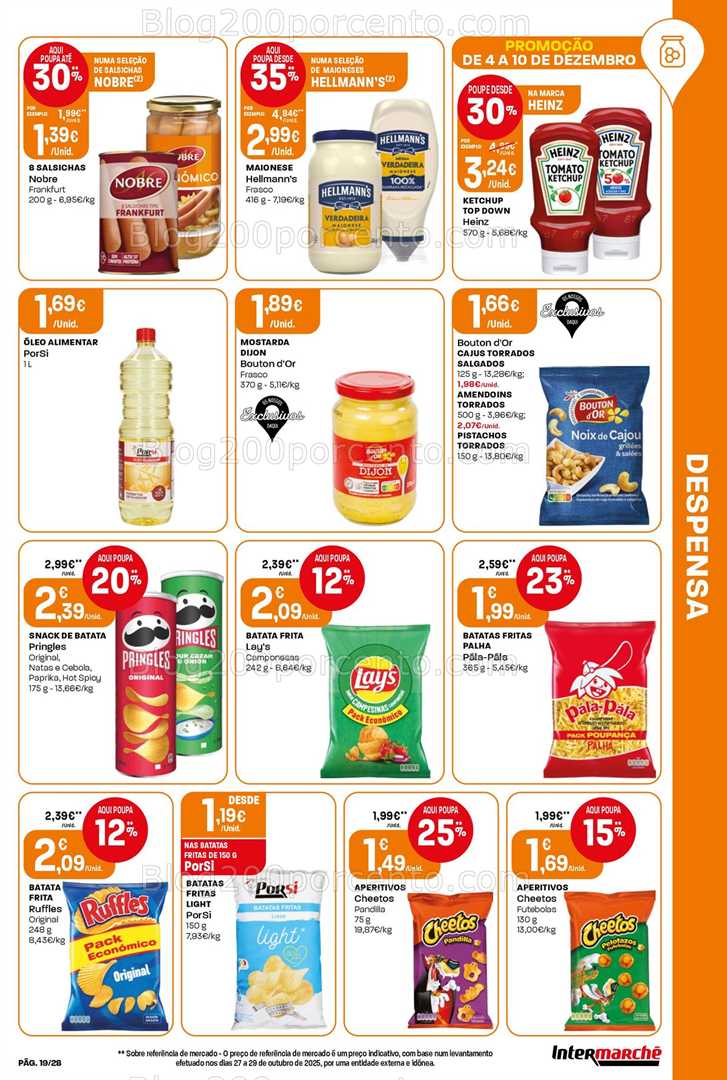 Antevisão Folheto INTERMARCHÉ Contact Promoções de 4 a 10 dezembro