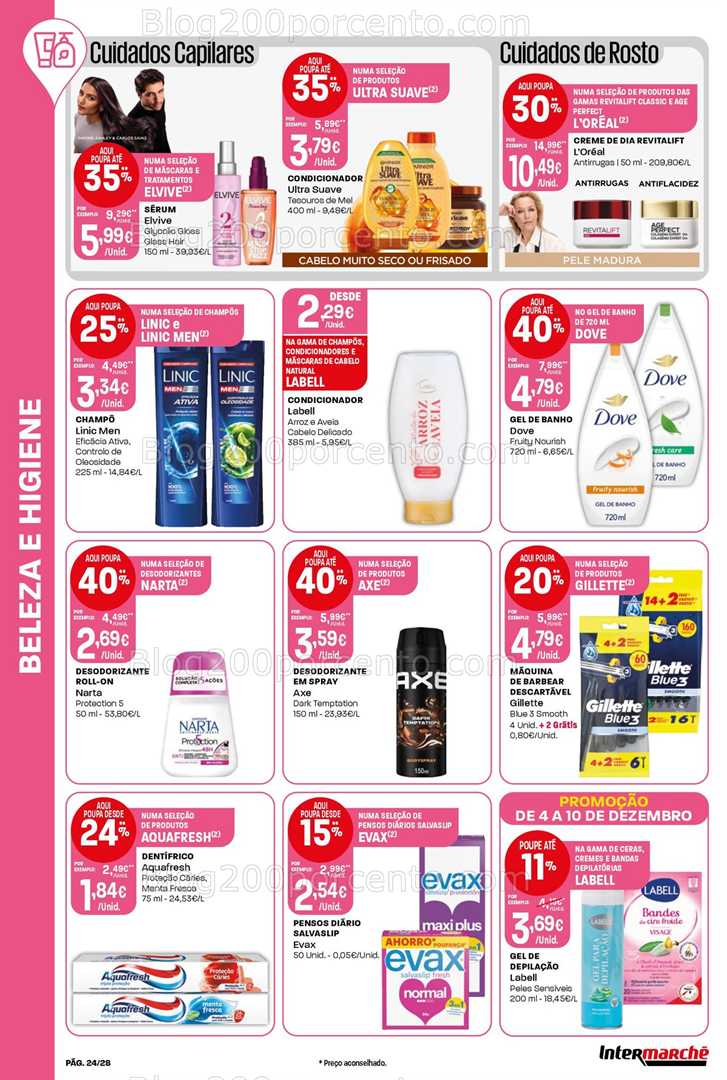 Antevisão Folheto INTERMARCHÉ Contact Promoções de 4 a 10 dezembro