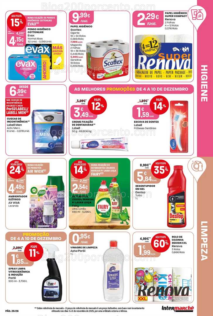 Antevisão Folheto INTERMARCHÉ Contact Promoções de 4 a 10 dezembro