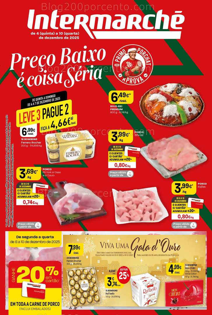 Antevisão Folheto INTERMARCHÉ Super Promoções de 4 a 10 dezembro