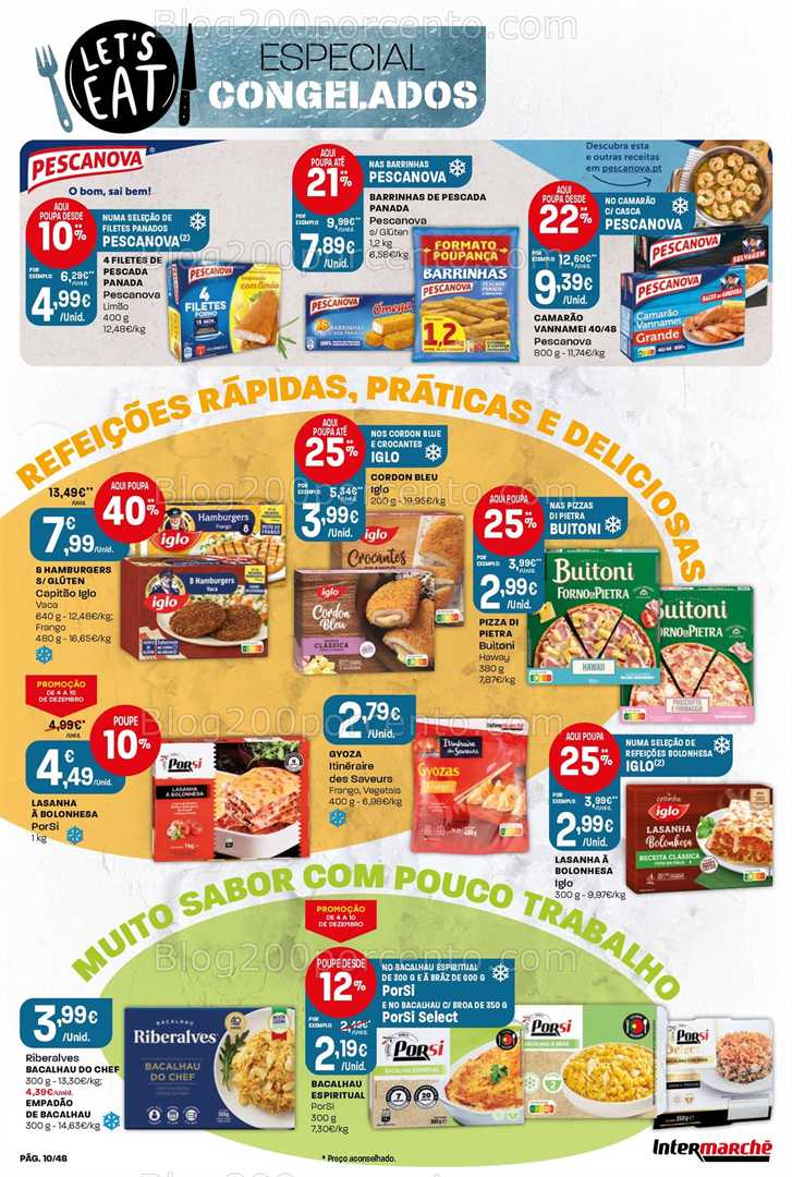 Antevisão Folheto INTERMARCHÉ Super Promoções de 4 a 10 dezembro