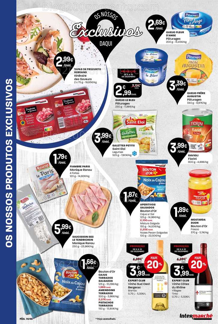 Antevisão Folheto INTERMARCHÉ Super Promoções de 4 a 10 dezembro