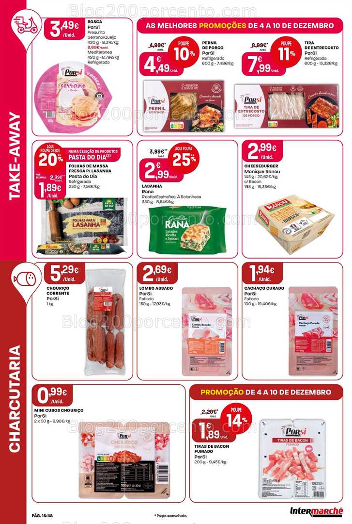 Antevisão Folheto INTERMARCHÉ Super Promoções de 4 a 10 dezembro