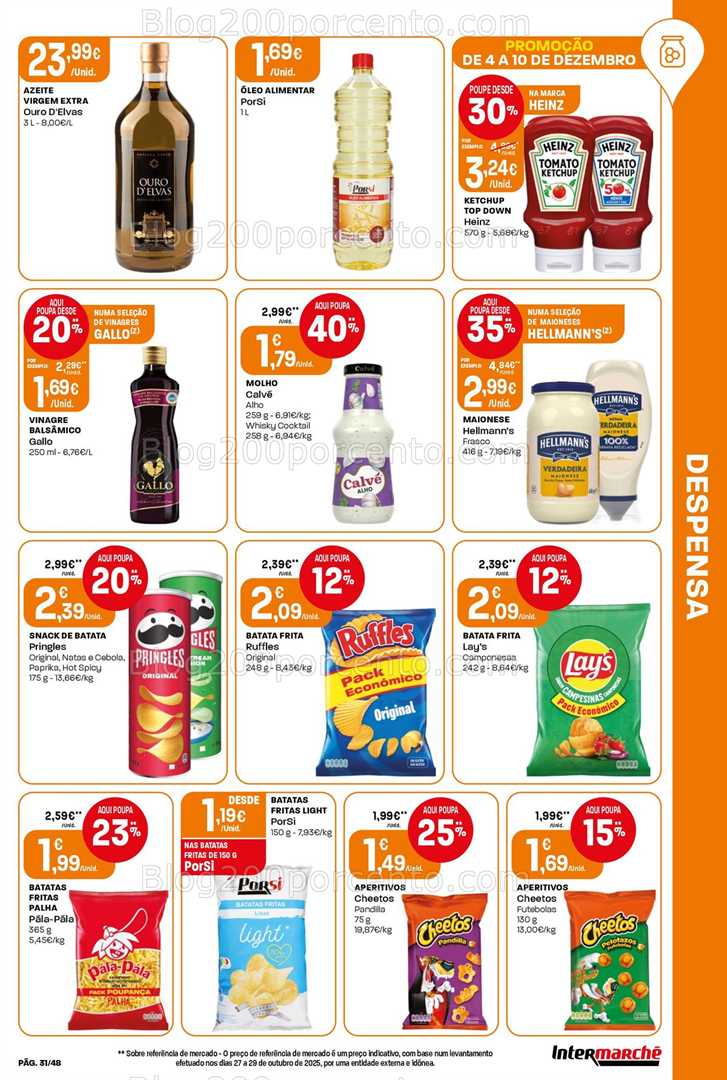 Antevisão Folheto INTERMARCHÉ Super Promoções de 4 a 10 dezembro