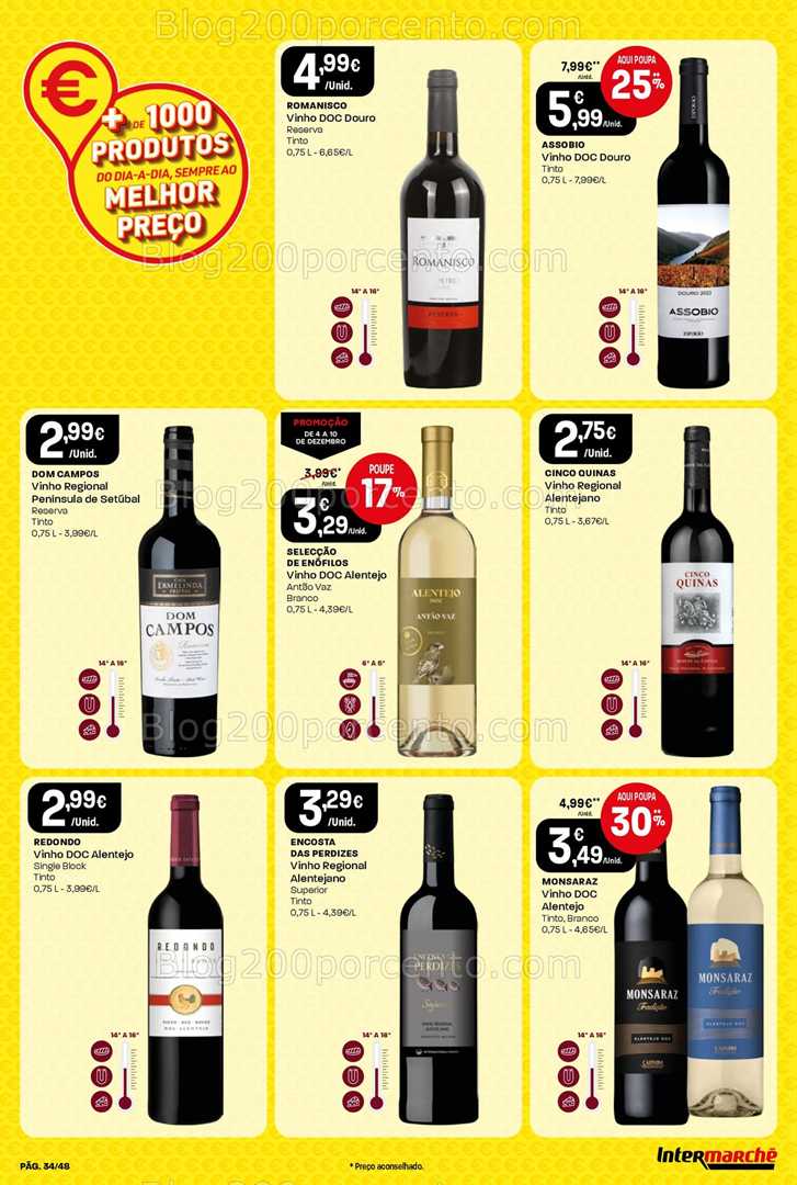 Antevisão Folheto INTERMARCHÉ Super Promoções de 4 a 10 dezembro
