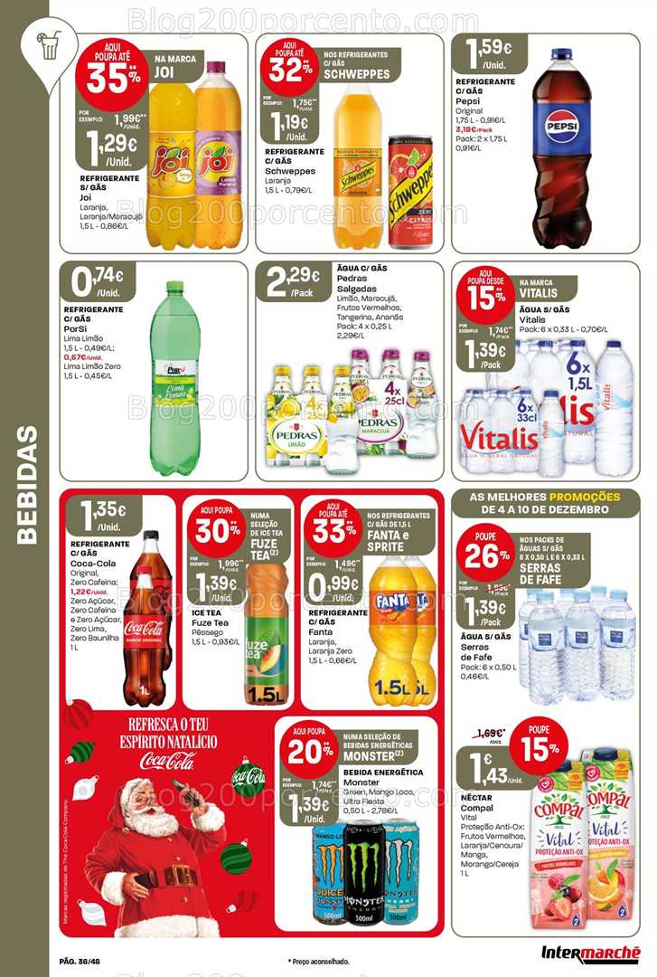 Antevisão Folheto INTERMARCHÉ Super Promoções de 4 a 10 dezembro