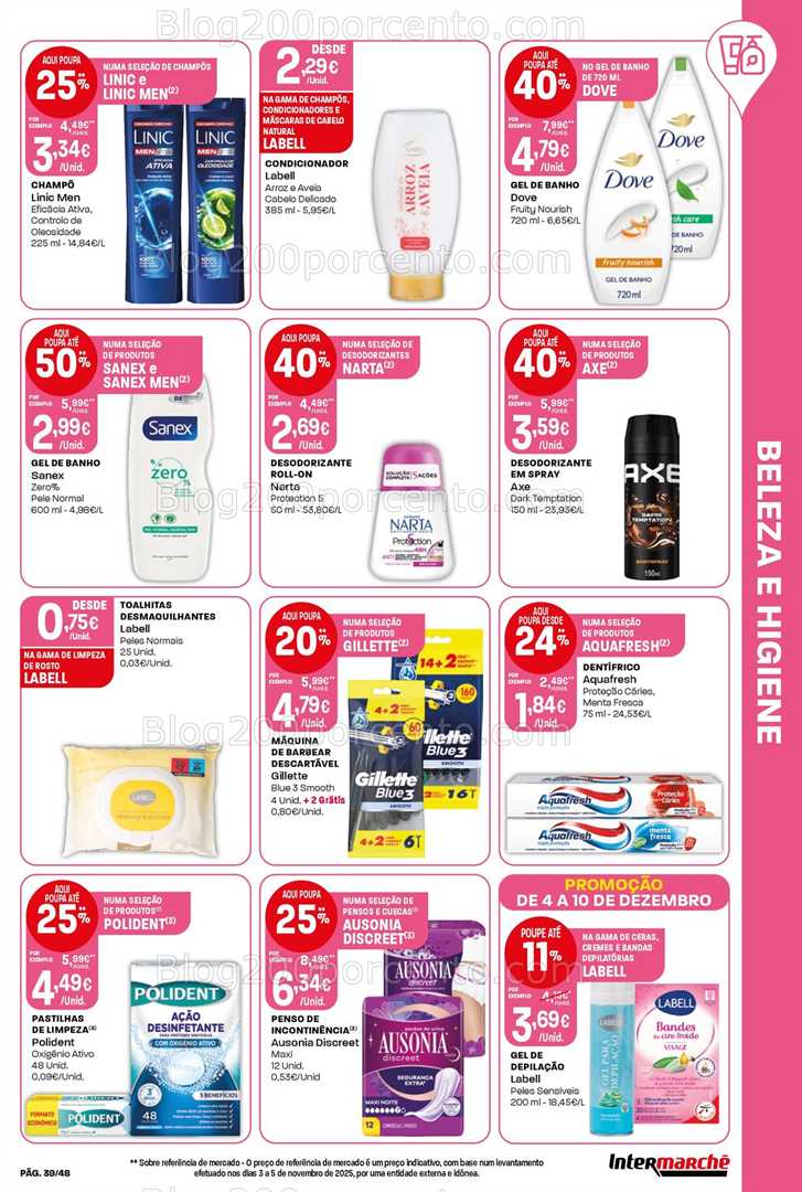 Antevisão Folheto INTERMARCHÉ Super Promoções de 4 a 10 dezembro