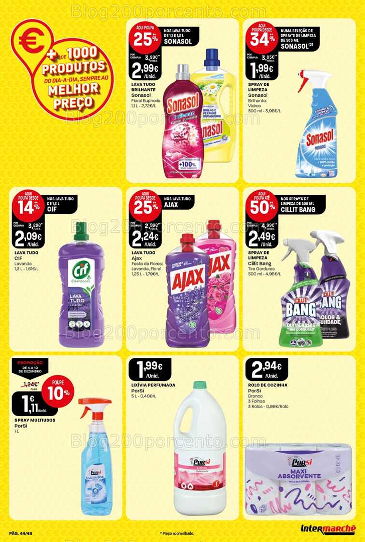 Antevisão Folheto INTERMARCHÉ Super Promoções de 4 a 10 dezembro