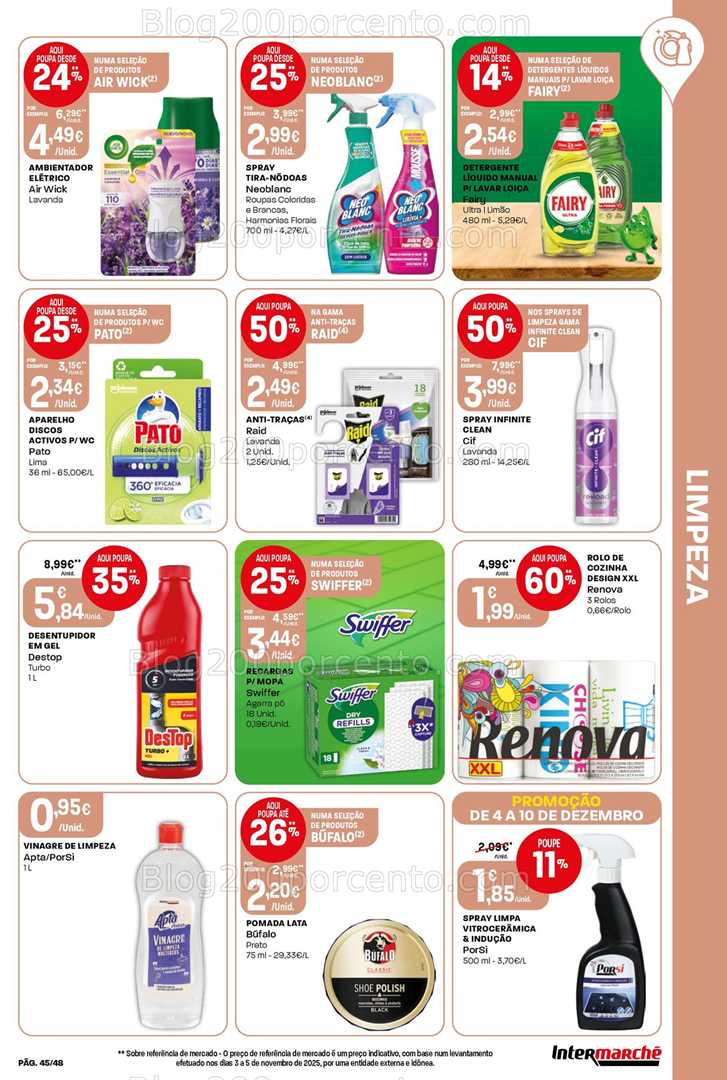 Antevisão Folheto INTERMARCHÉ Super Promoções de 4 a 10 dezembro