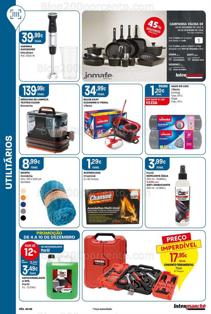 Antevisão Folheto INTERMARCHÉ Bazar Super Promoções de 4 a 10 dezembro