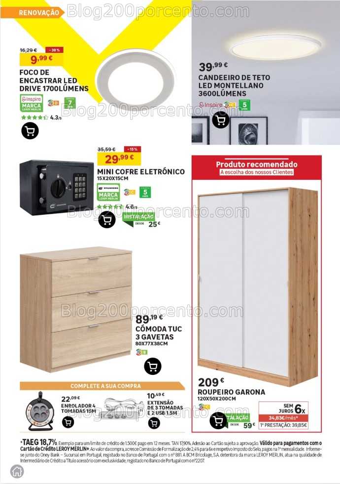 Antevisão Folheto LEROY MERLIN Promoções de 11 dezembro a 13 janeiro