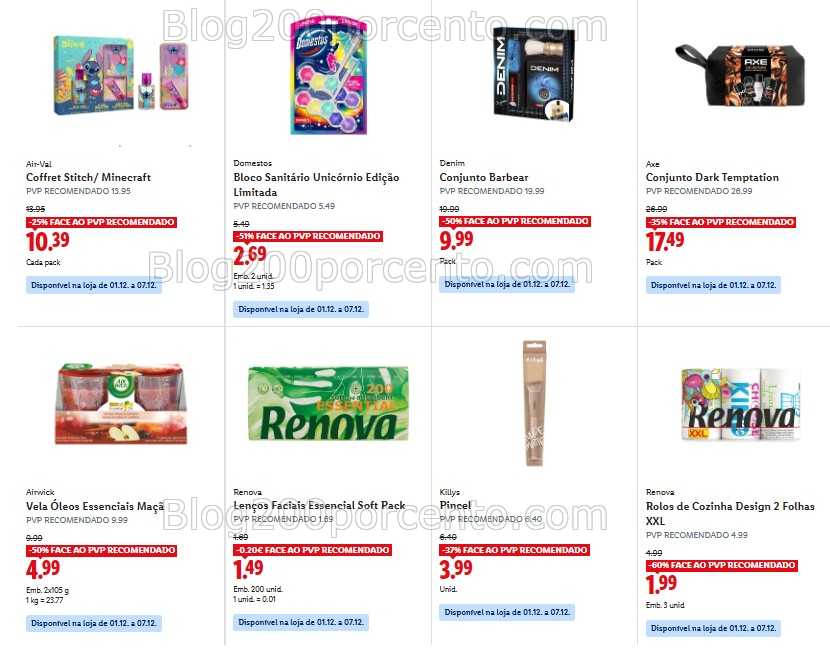Antevisão Folheto LIDL Promoções de 1 a 7 dezembro