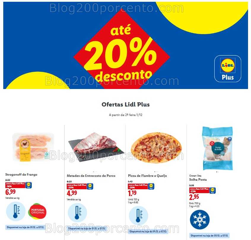 Antevisão Folheto LIDL Promoções de 1 a 7 dezembro