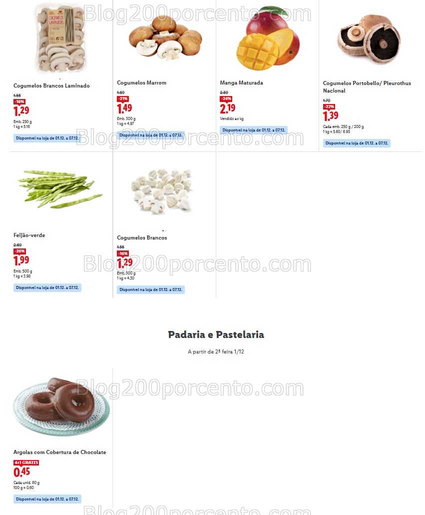 Antevisão Folheto LIDL Promoções de 1 a 7 dezembro