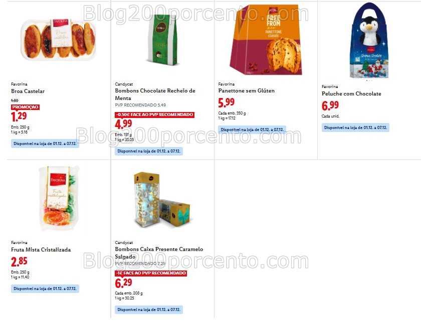 Antevisão Folheto LIDL Promoções de 1 a 7 dezembro
