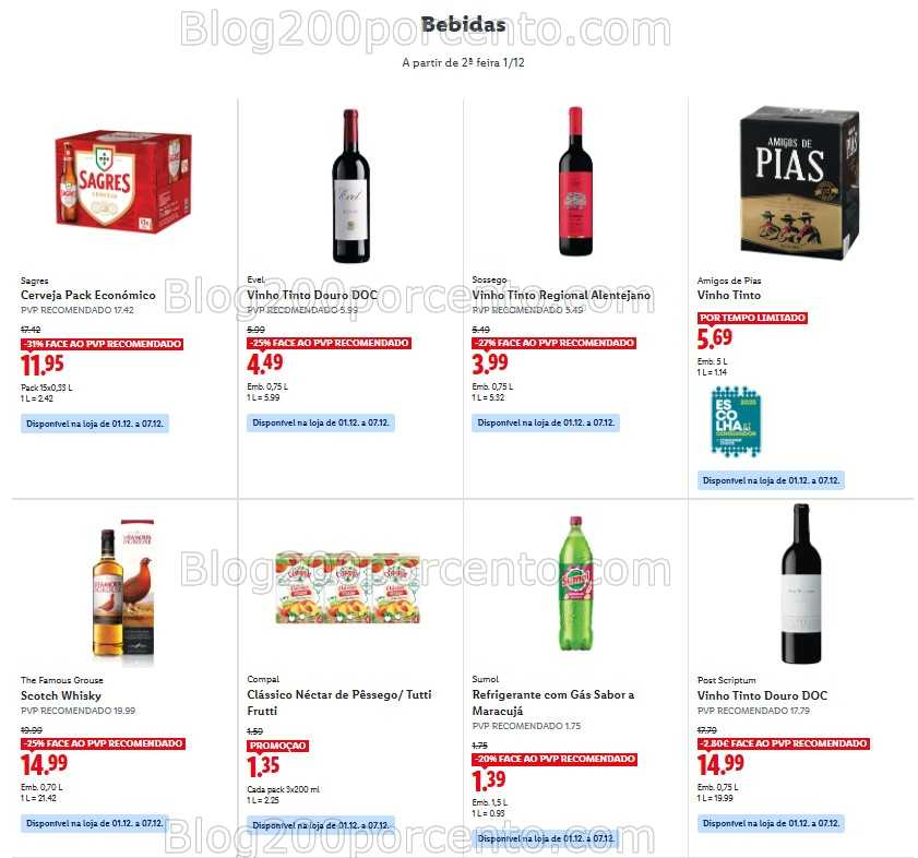 Antevisão Folheto LIDL Promoções de 1 a 7 dezembro