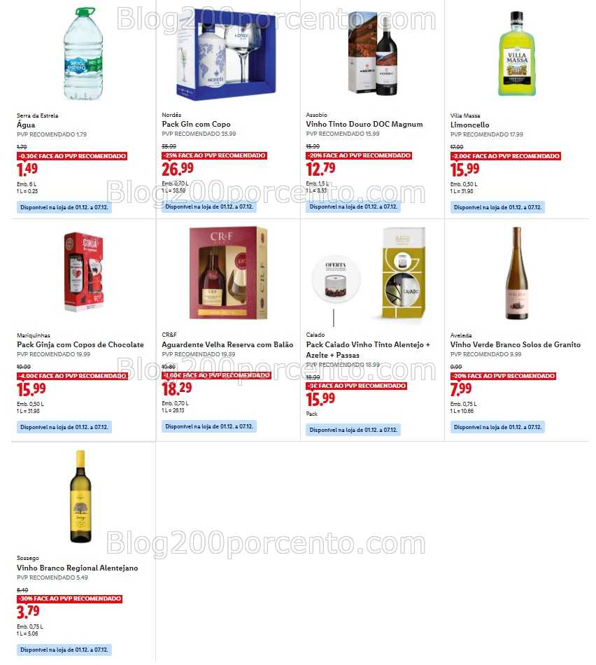 Antevisão Folheto LIDL Promoções de 1 a 7 dezembro