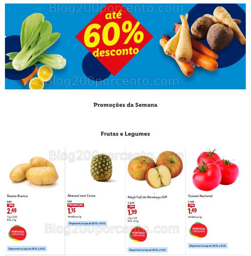 Antevisão Folheto LIDL Promoções de 8 a 14 dezembro