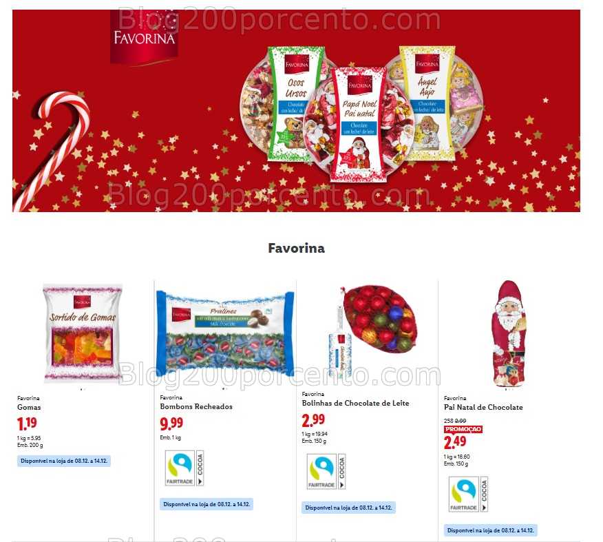 Antevisão Folheto LIDL Promoções de 8 a 14 dezembro