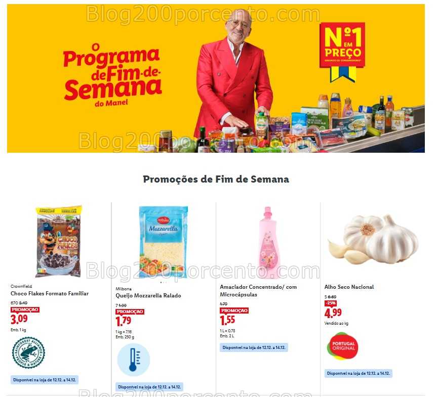 Antevisão Folheto LIDL Promoções de 8 a 14 dezembro