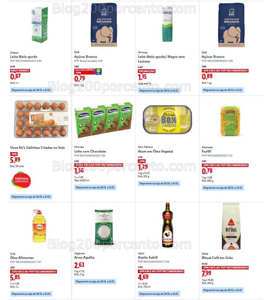 Antevisão Folheto LIDL Promoções de 8 a 14 dezembro