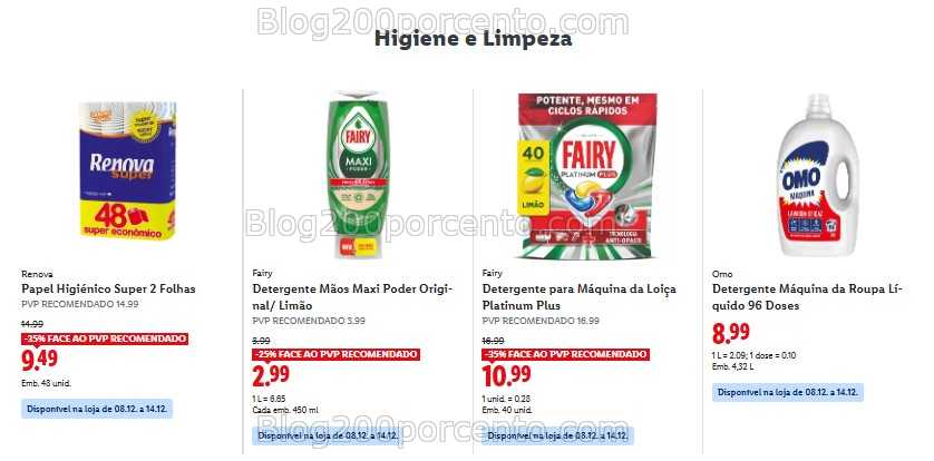 Antevisão Folheto LIDL Promoções de 8 a 14 dezembro