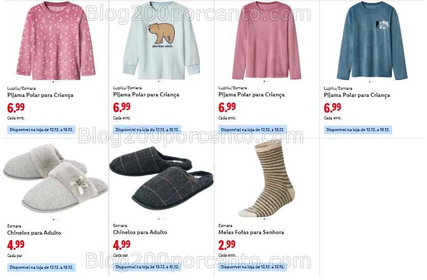 Antevisão Folheto LIDL Bazar Promoções de 8 a 18 dezembro