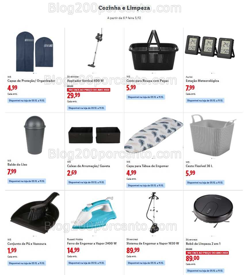 Antevisão Folheto LIDL Promoções de 1 a 11 dezembro