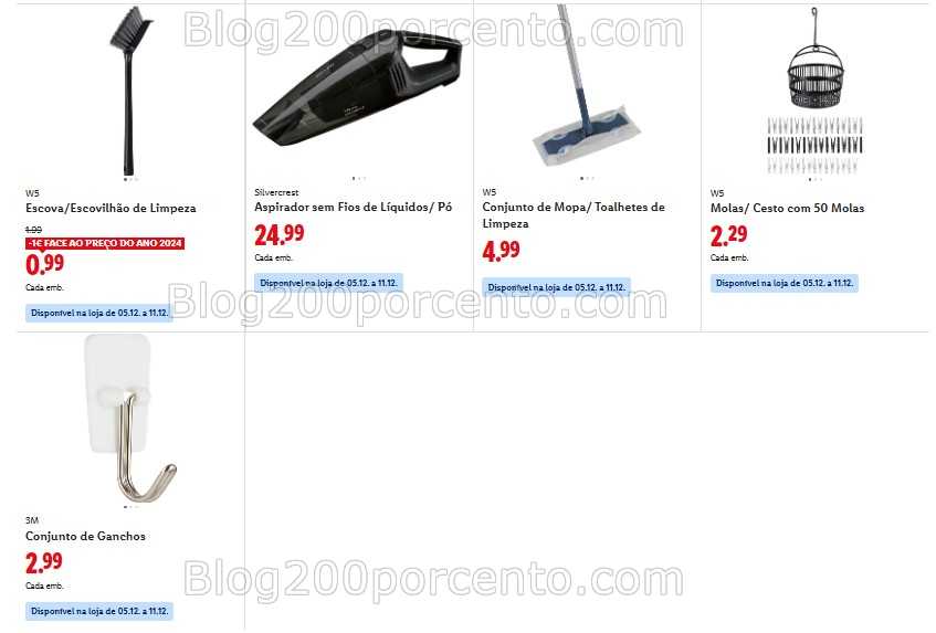 Antevisão Folheto LIDL Promoções de 1 a 11 dezembro