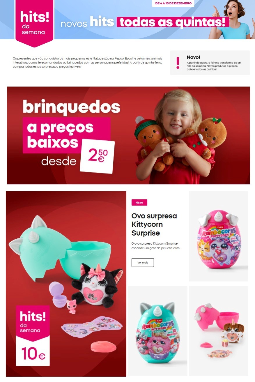 Antevisão Folheto PEPCO Promoções de 4 a 10 dezembro