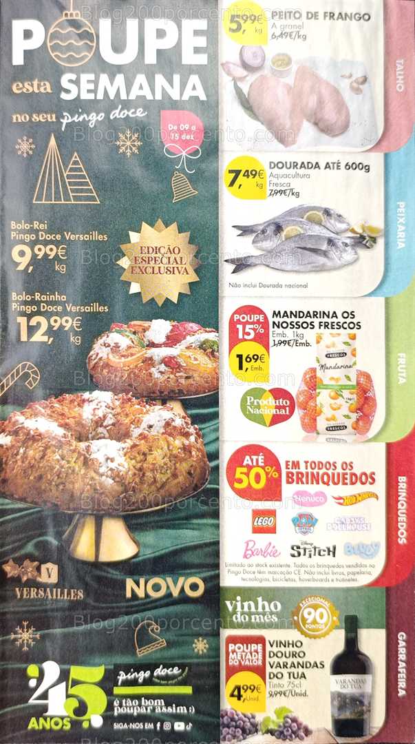 Antevisão Folheto PINGO DOCE Promoções de 9 a 15 dezembro