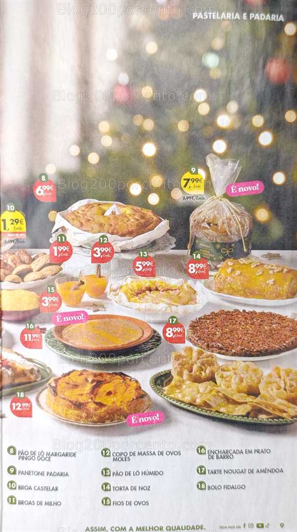 Antevisão Folheto PINGO DOCE Promoções de 9 a 15 dezembro