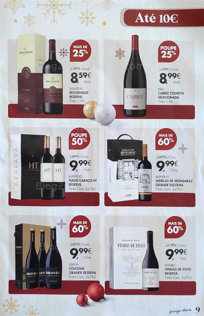 Antevisão Folheto PINGO DOCE Extra Bebidas Natal Promoções de 2 dezembro a 5 janeiro
