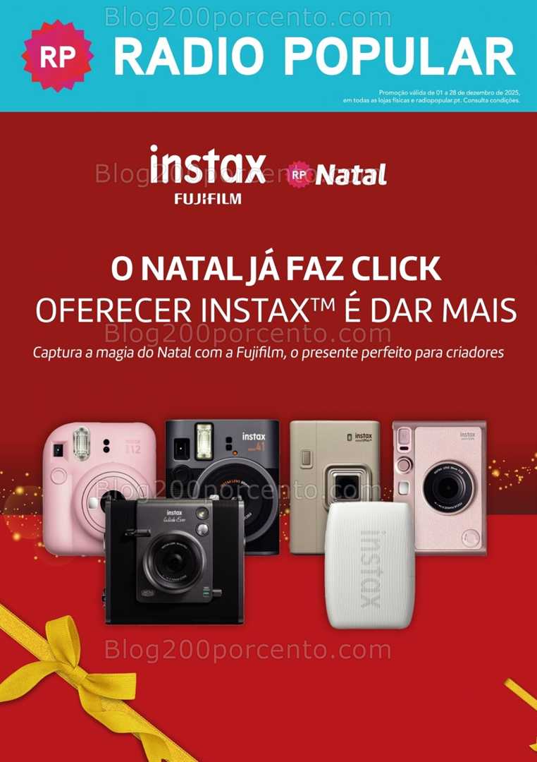 Antevisão Folheto RADIO POPULAR Natal Especial Fotografia Promoções de 1 a 28 dezembro