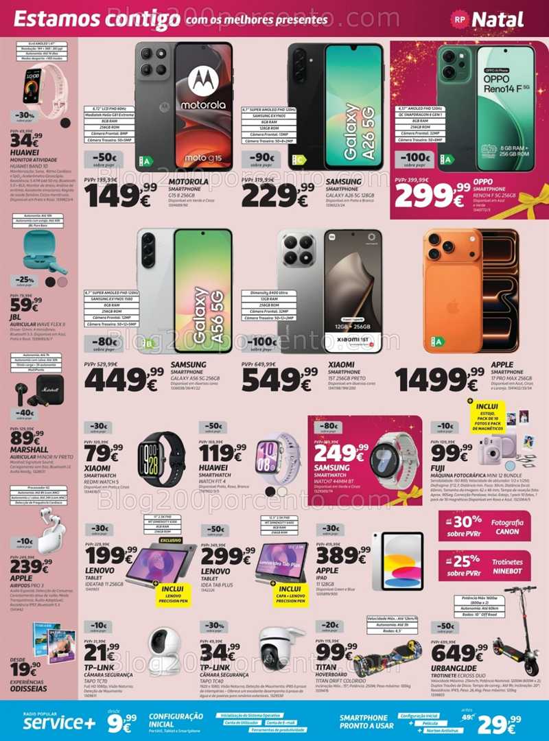 Antevisão Folheto RADIO POPULAR Natal Promoções de 2 a 15 dezembro