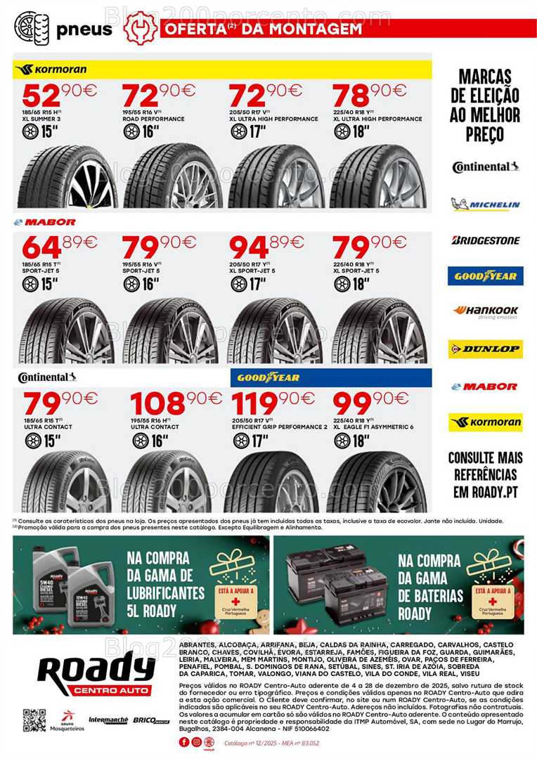 Antevisão Folheto ROADY Natal Promoções de 4 a 28 dezembro