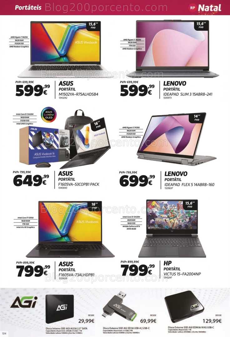 Antevisão Folheto RADIO POPULAR Especial Natal Promoções de 5 a 25 dezembro