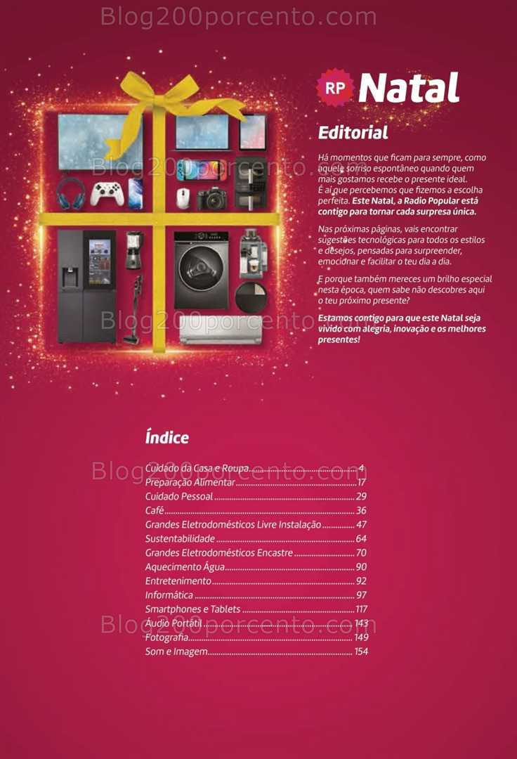 Antevisão Folheto RADIO POPULAR Especial Natal Promoções de 5 a 25 dezembro