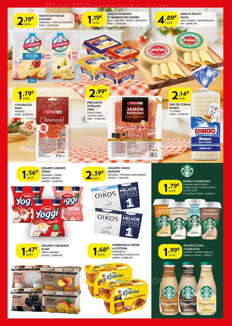 Antevisão Folheto SPAR Promoções de 9 a 21 dezembro