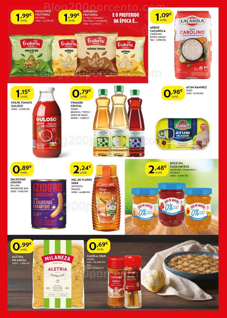 Antevisão Folheto SPAR Promoções de 9 a 21 dezembro