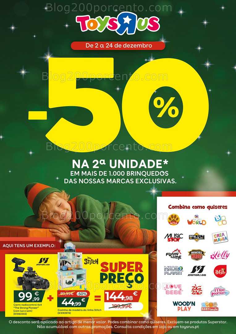 Antevisão Folheto TOYSRUS Natal Promoções até 24 dezembro