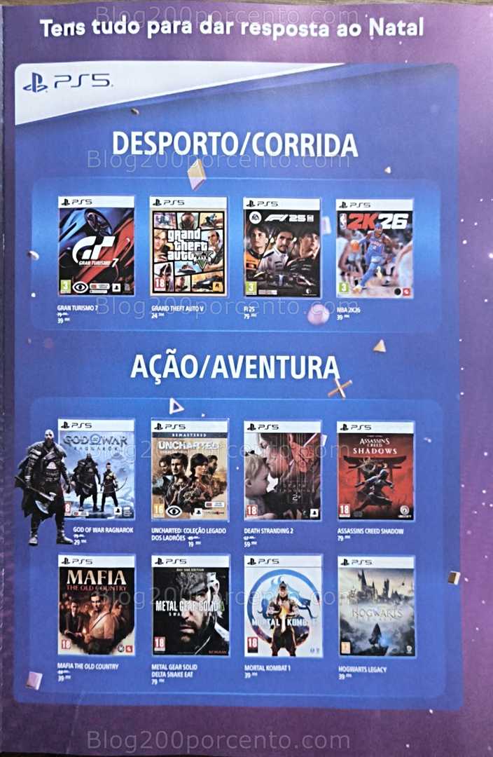 Antevisão Folheto WORTEN Natal Entretenimento Promoções de 2 a 25 dezembro