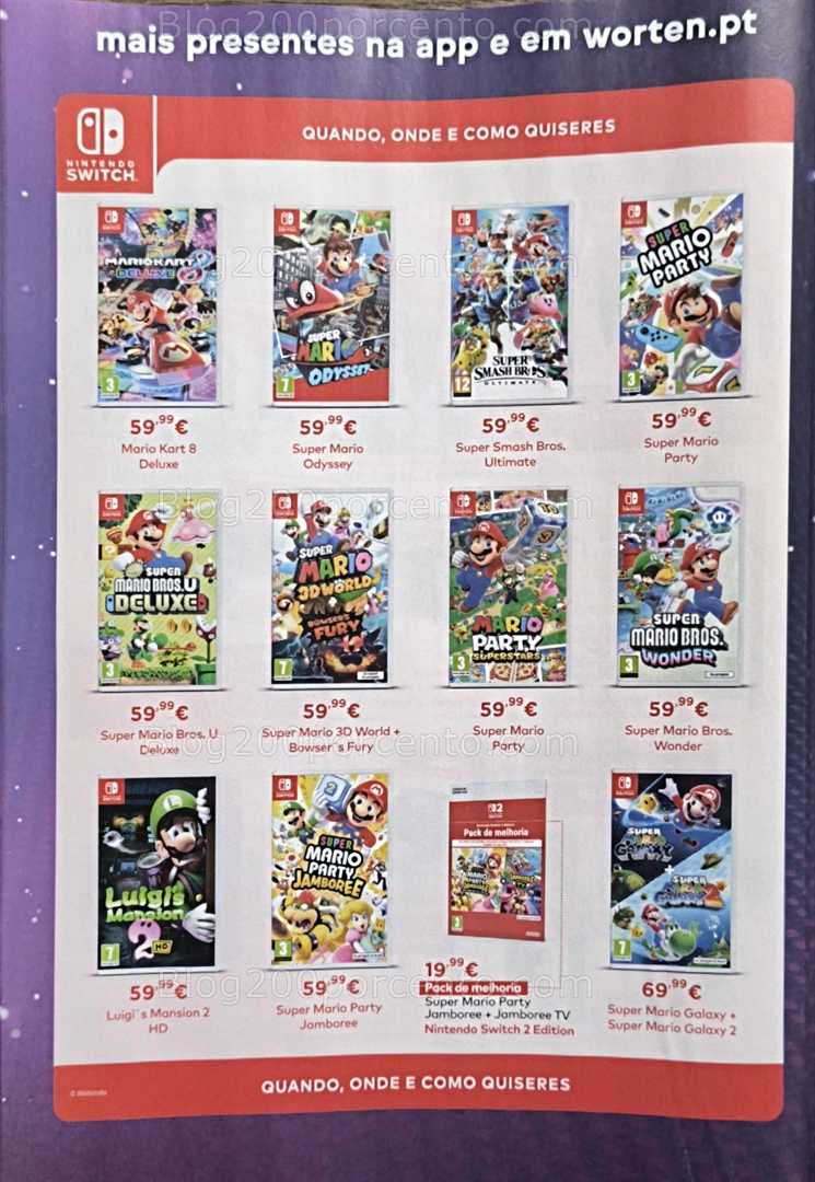 Antevisão Folheto WORTEN Natal Entretenimento Promoções de 2 a 25 dezembro