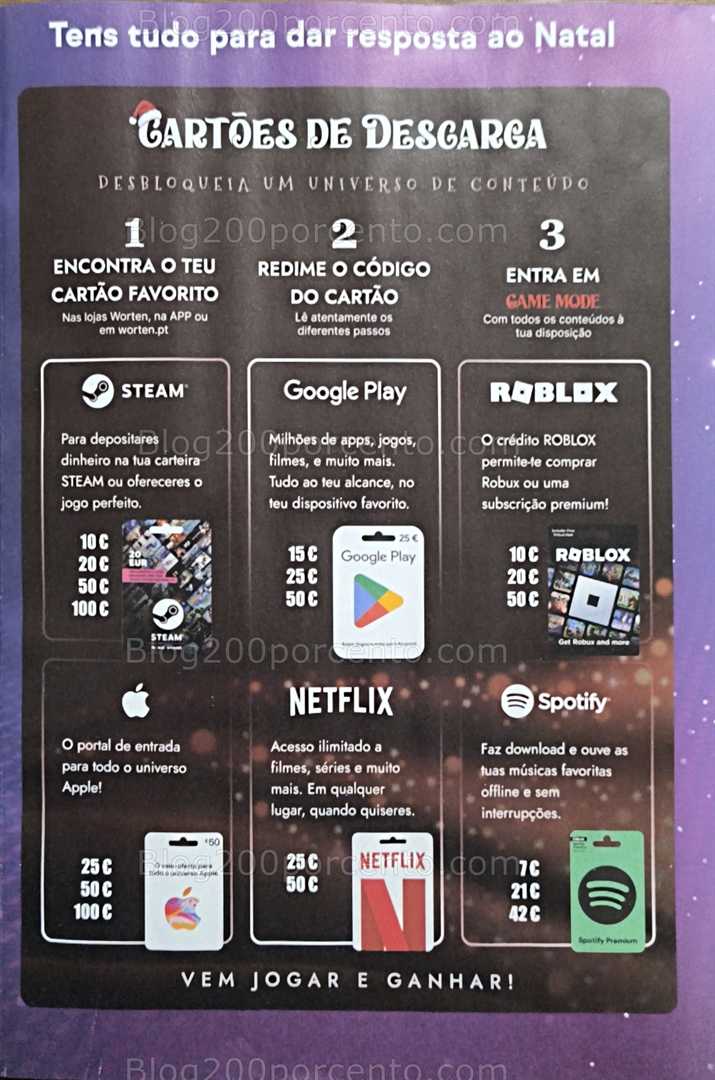 Antevisão Folheto WORTEN Natal Entretenimento Promoções de 2 a 25 dezembro