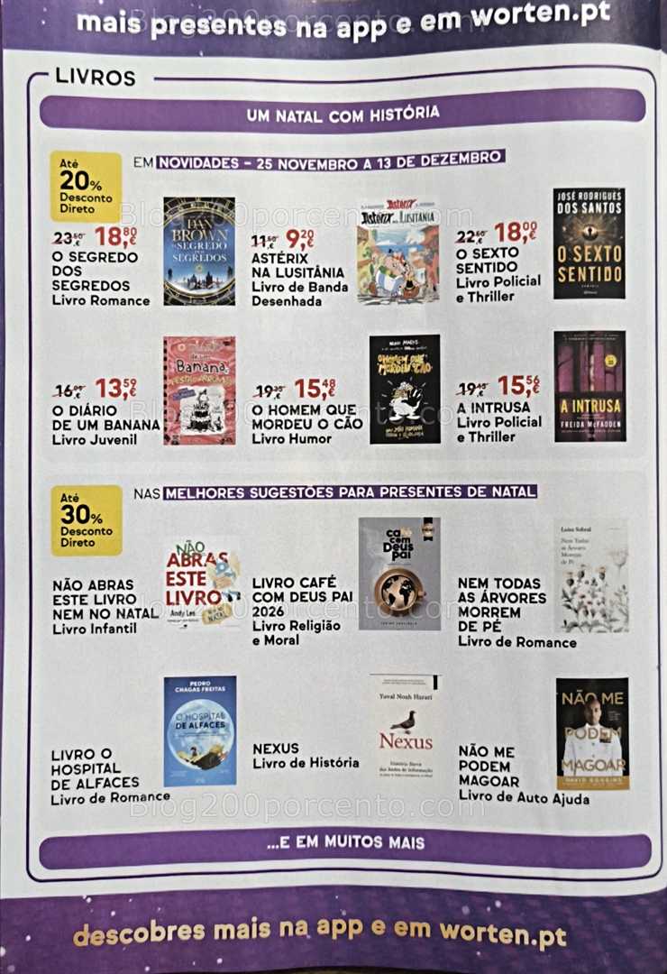 Antevisão Folheto WORTEN Natal Entretenimento Promoções de 2 a 25 dezembro
