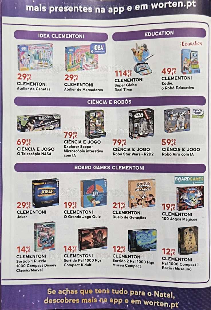 Antevisão Folheto WORTEN Natal Entretenimento Promoções de 2 a 25 dezembro