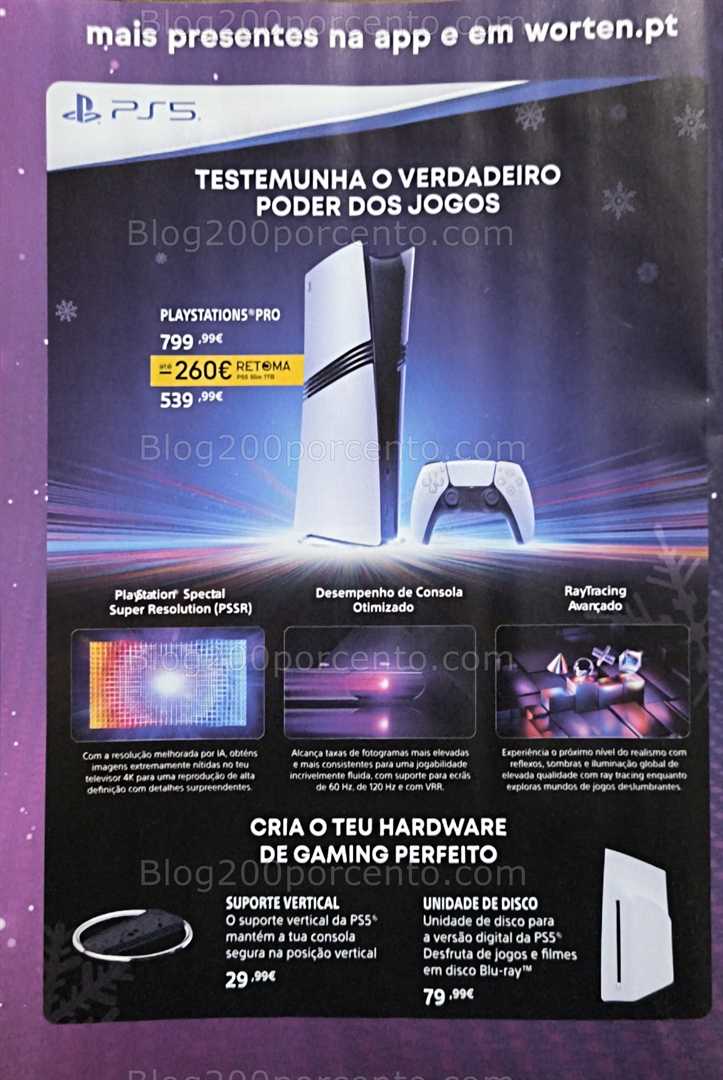 Antevisão Folheto WORTEN Natal Entretenimento Promoções de 2 a 25 dezembro