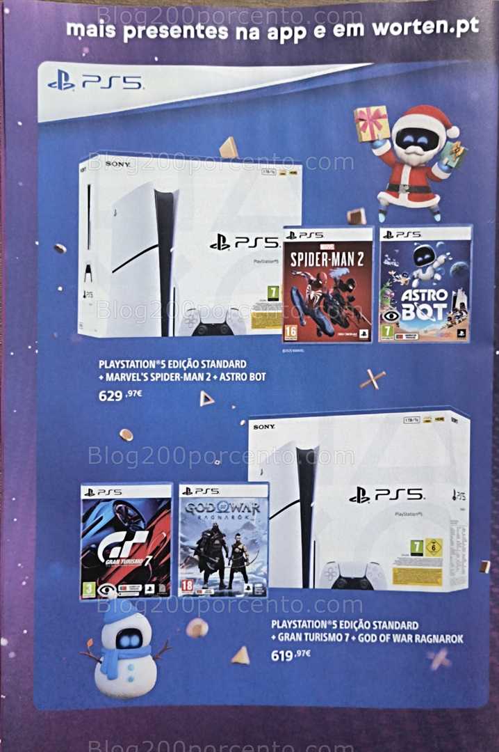 Antevisão Folheto WORTEN Natal Entretenimento Promoções de 2 a 25 dezembro